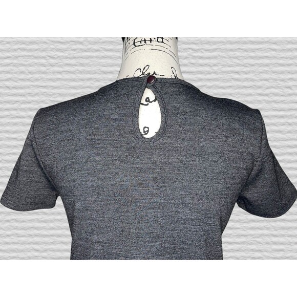 Banana Republic Wool Blend Shift Dress Womens Medium Gray Sleeveless Minimalist - Picture 4 of 7